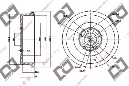 Тормозной барабан DJ PARTS купить